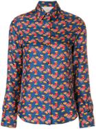 La Doublej Chicken Print Shirt - Blue