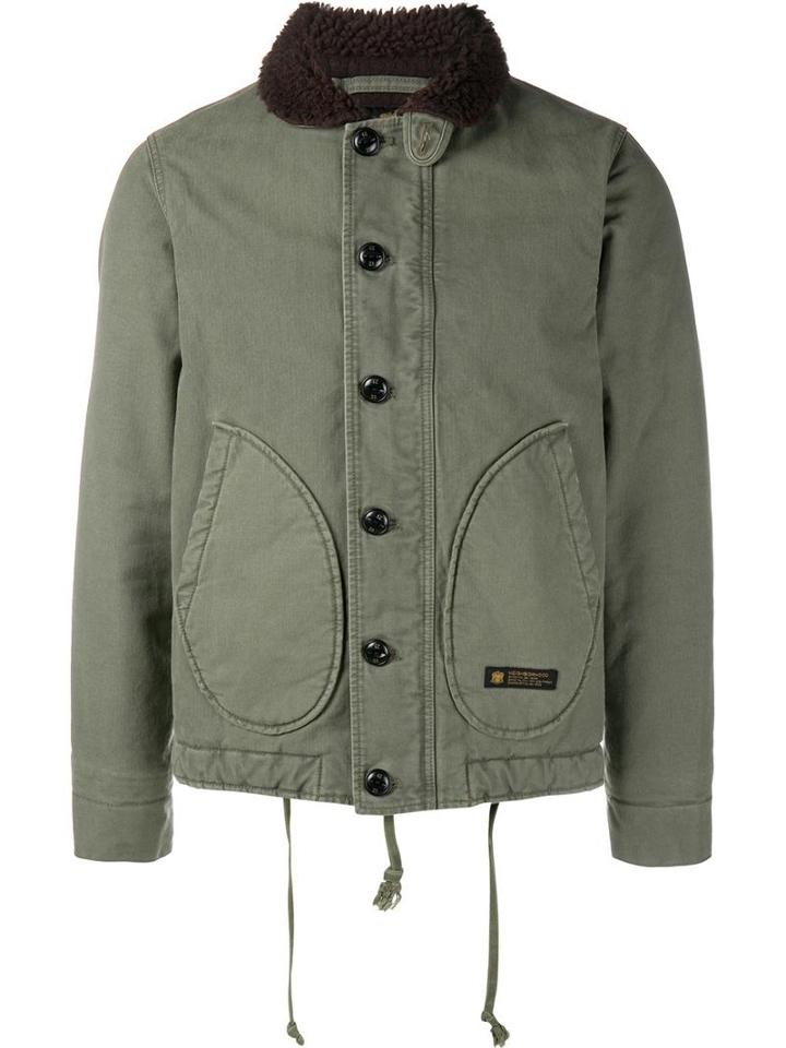 Neighborhood 'n-1d Deck' Padded Jacket, Men's, Size: Medium, Cotton/wool/polyester/nylon