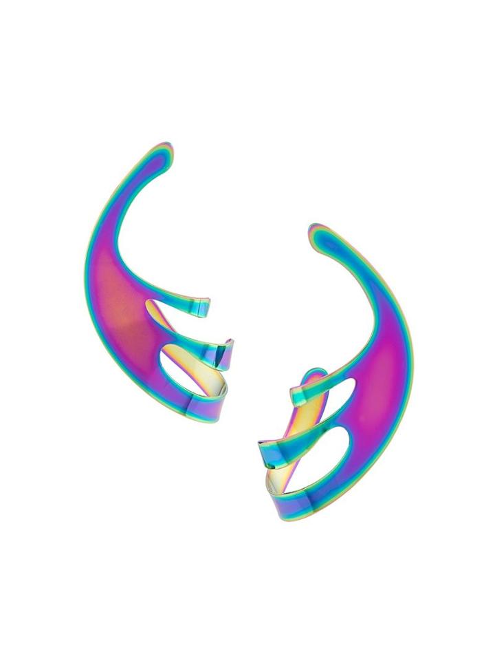 Rosie Assoulin Roxanne Assouline For Rosie Assoulin Small Sculptural Earrings, Women's, Blue