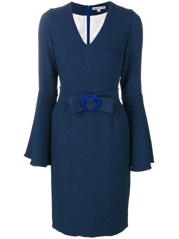 Edeline Lee Belted Dress - Blue