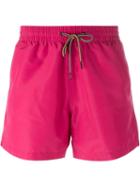 Paul Smith Drawstring Swim Shorts, Men's, Size: Large, Pink/purple, Recycled Polyester/polyester