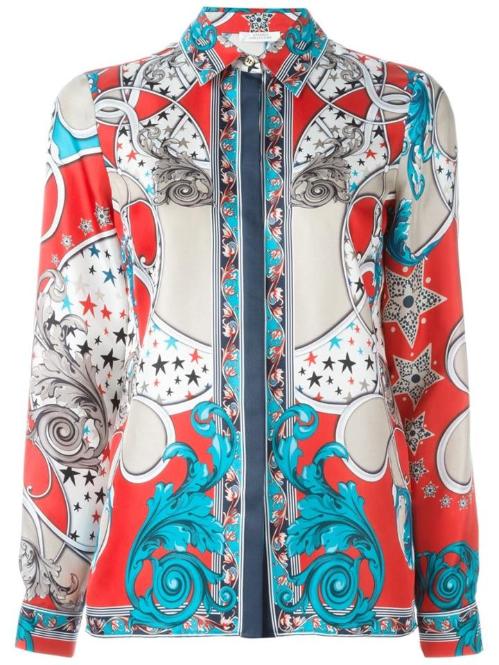 Versace Collection Baroque Print Shirt
