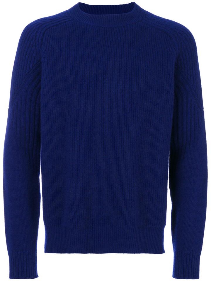 Marni - Crew Neck Sweater - Men - Cashmere - 50, Blue, Cashmere
