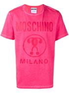 Moschino Logo Patch T-shirt - Pink