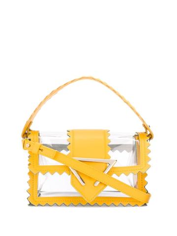 Sara Battaglia Transparent Tote - Yellow