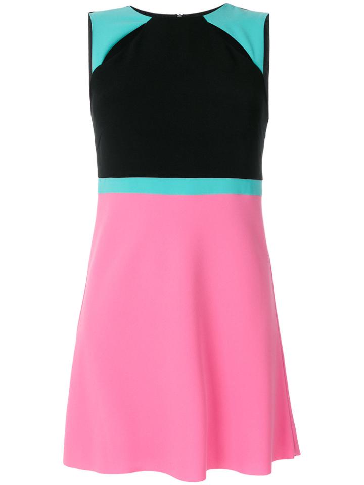 Pinko Colour-block Shift Dress - Pink & Purple