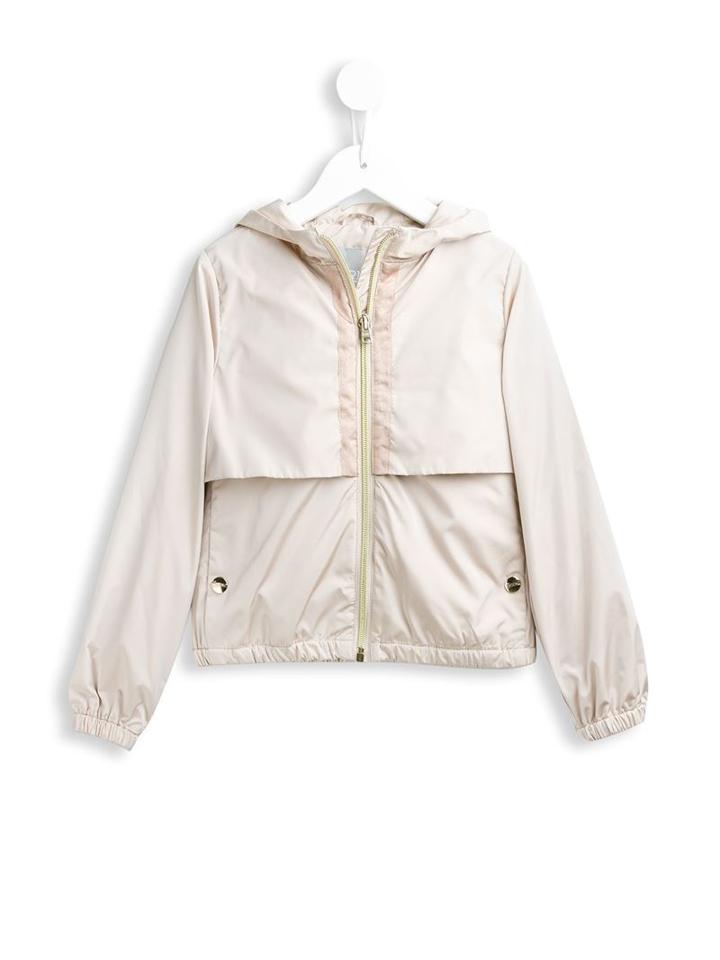 Herno Kids Hooded Rain Jacket, Girl's, Size: 6 Yrs, Nude/neutrals