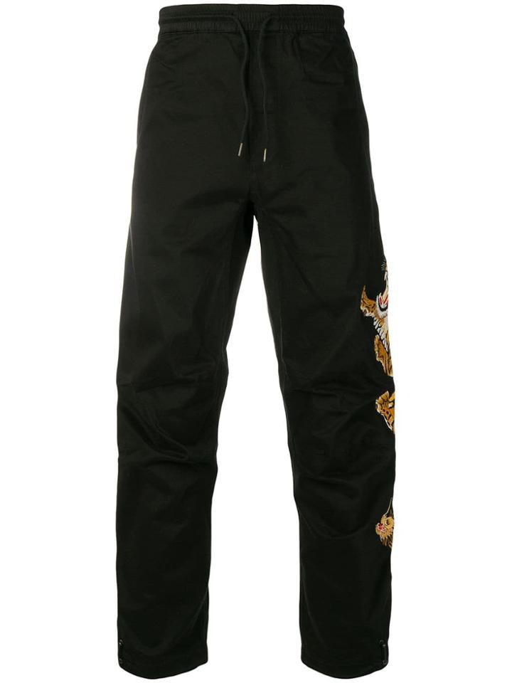Maharishi Tiger Style Track Pants - Black