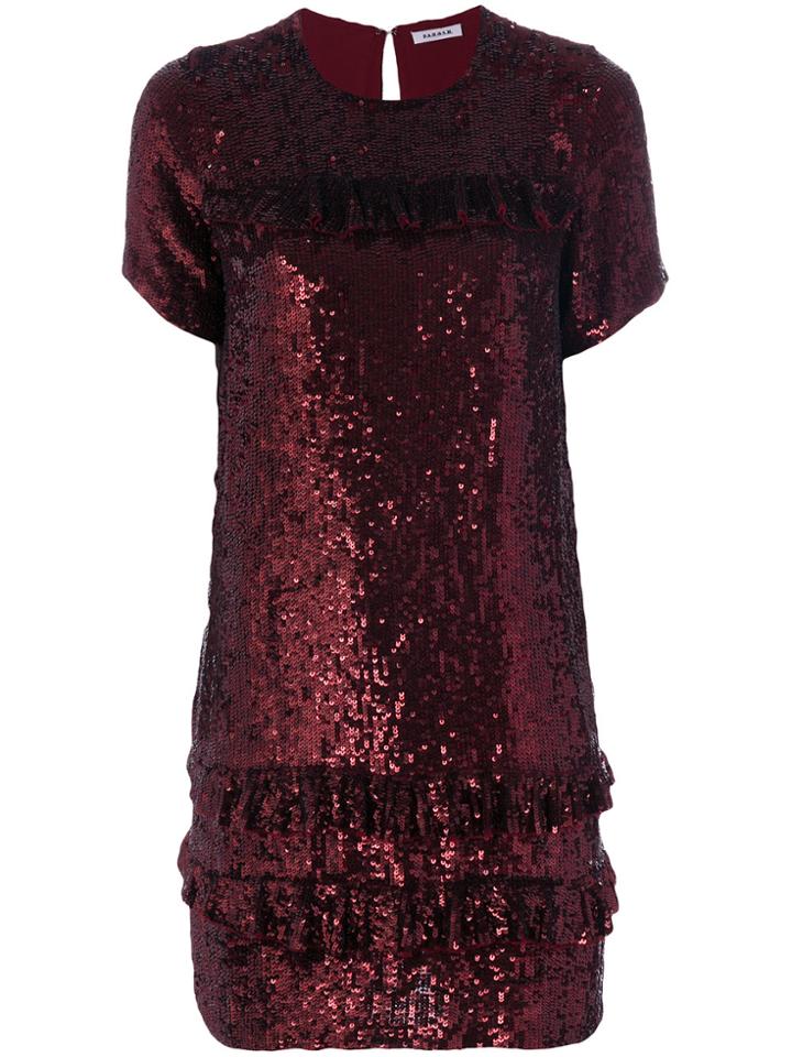 P.a.r.o.s.h. Gathered Sequin Dress