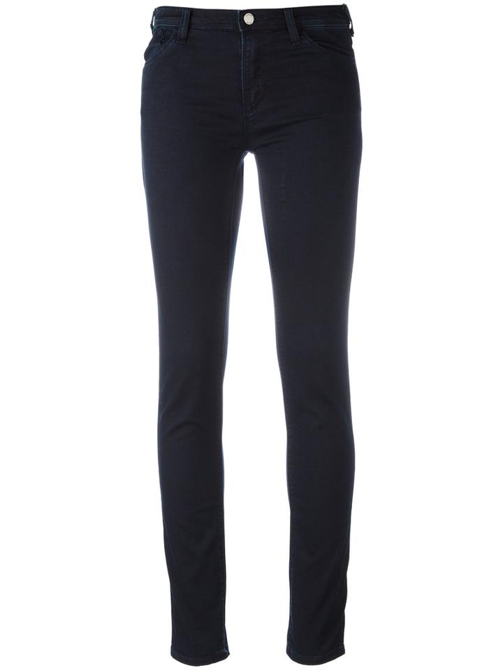 Armani Jeans Skinny Jeans, Women's, Size: 32, Blue, Cotton/polyester/spandex/elastane