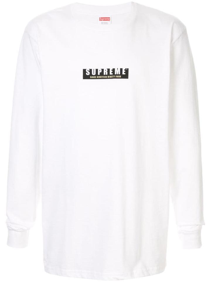 Supreme 1994 L/s Tee - White