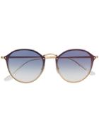 Ray-ban Round Frame Sunglasses - Gold