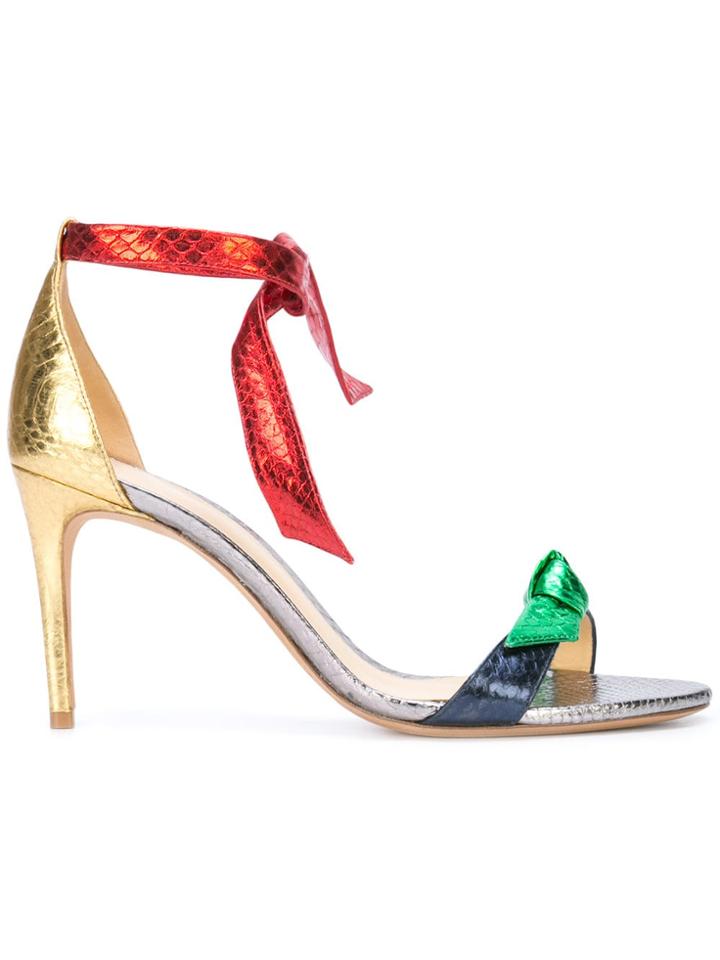 Alexandre Birman Leather High Heel Sandals - Multicolour