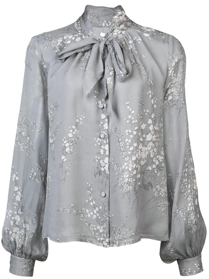 Co Bell Sleeve Buttondown - Grey