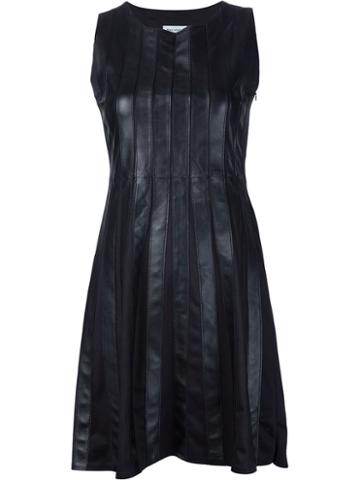 Beau Souci Panelled Leather Dress