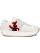 Marni Rabbit Patch Sneakers - White