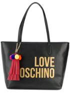 Love Moschino Logo Print Tote - Black