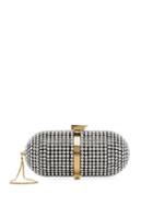 Marzook Pill Swarovski Crystal Clutch Bag - Silver