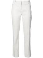 Elie Tahari Striped Tailored Trousers - White