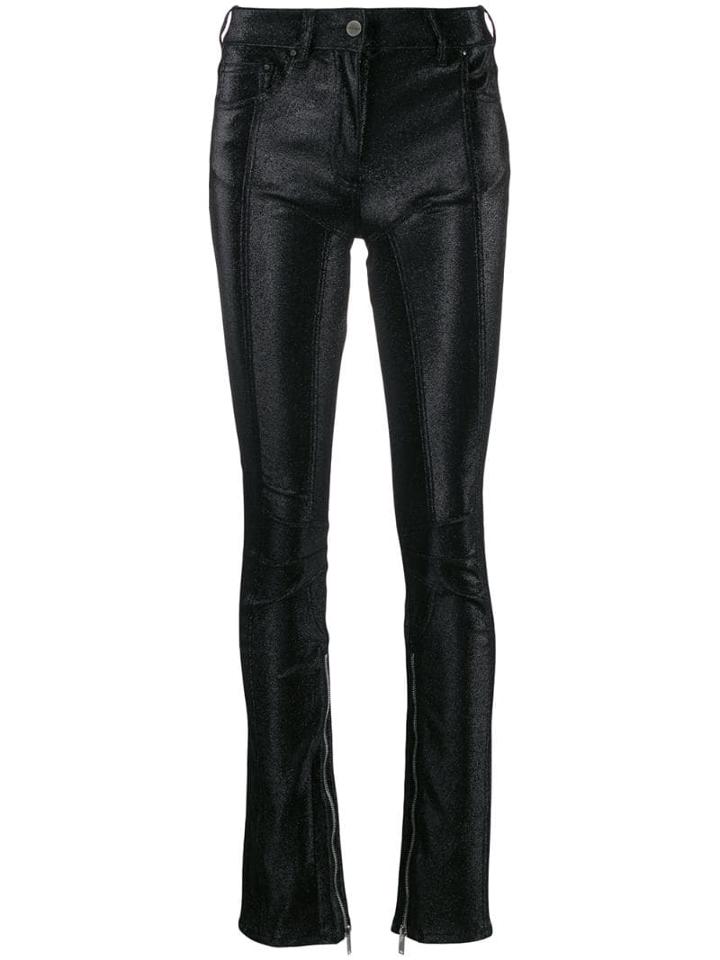 Palm Angels Skinny Trousers - Black
