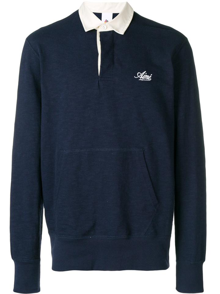Aimé Leon Dore Collared Jumper And Polo Combo - Blue