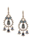 Marchesa Notte Embellished Chandelier Earrings - Metallic