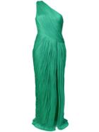 Maria Lucia Hohan Gathered Rosalle Gown - Green