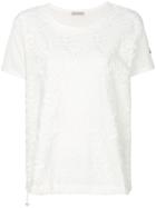 Moncler Floral Embroidered T-shirt - White