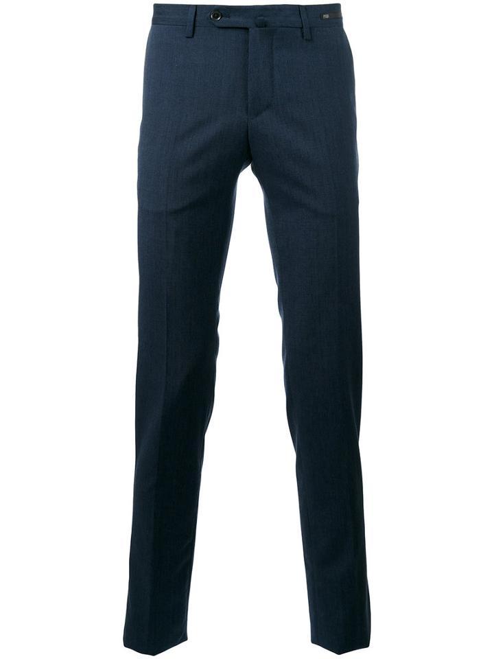 Pt01 - Slim-fit Tailored Trousers - Men - Virgin Wool - 54, Blue, Virgin Wool