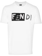 Fendi White Logo T Shirt