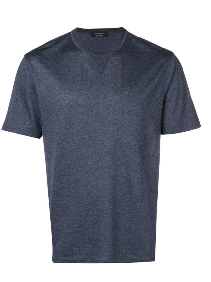 Ermenegildo Zegna Crew Neck T-shirt - Blue
