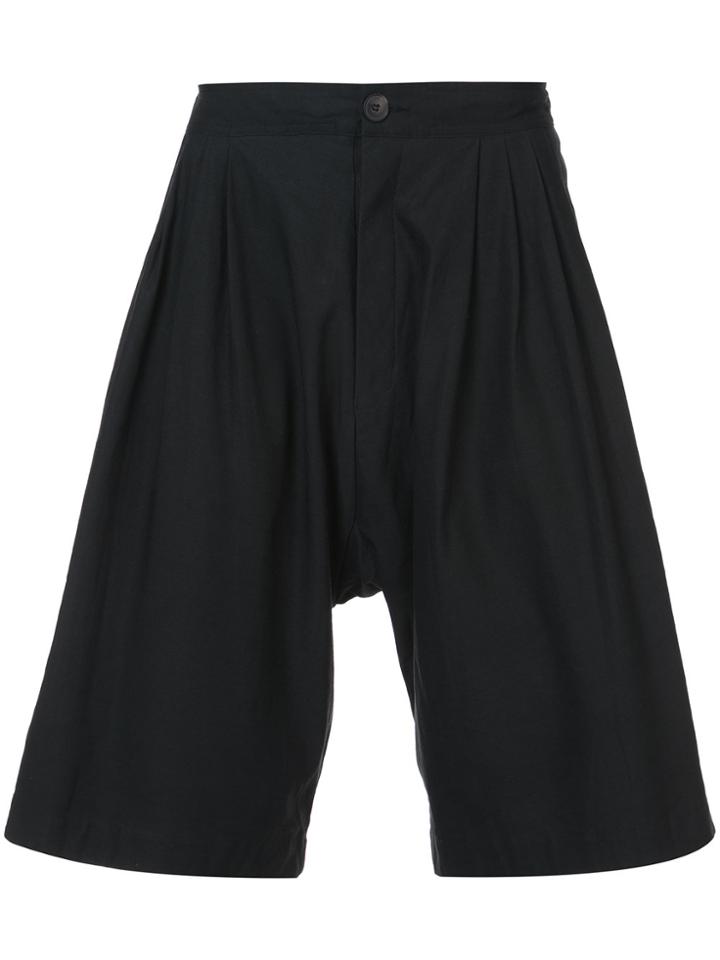 Jan Jan Van Essche Wide Leg Shorts - Black