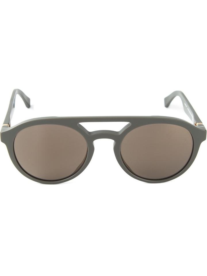 Mykita - 'eldridge' Sunglasses - Unisex - Acetate - One Size, Grey, Acetate