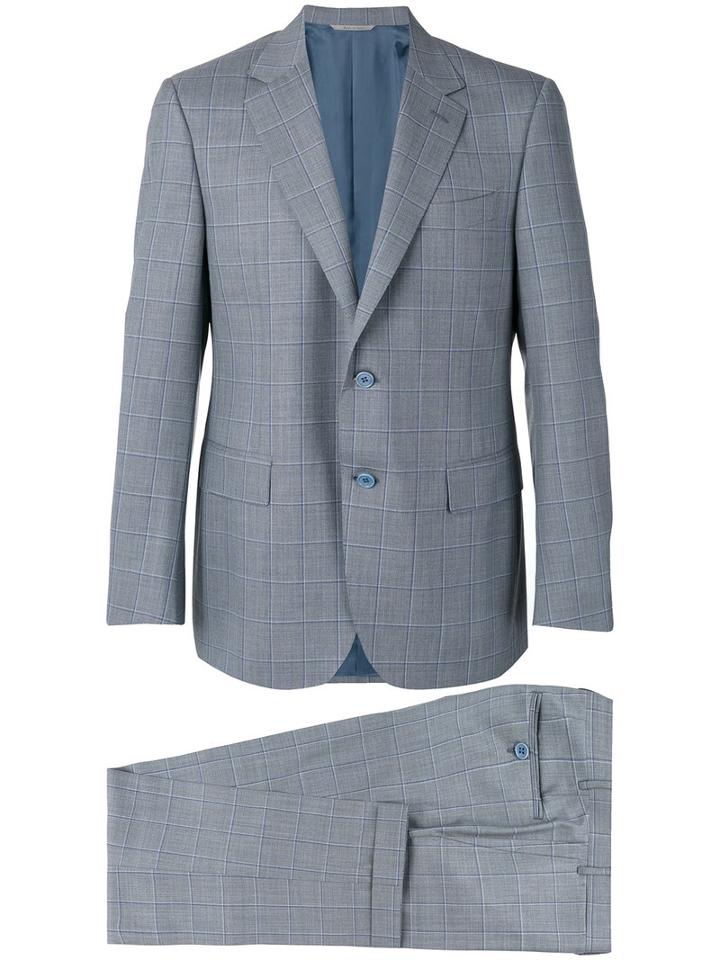 Canali - Two Piece Suit - Men - Cupro/wool - 54, Grey, Cupro/wool