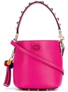 Dolce & Gabbana - Bucket Shoulder Bag - Women - Leather - One Size, Pink/purple, Leather