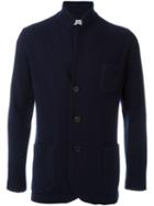 Brunello Cucinelli Patch Pocket Cardigan, Men's, Size: 48, Blue, Cotton/cashmere