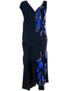 Diane Von Furstenberg Draped Sequin Gown - Black