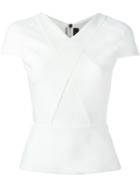 Roland Mouret Cap Sleeve 'begbie' Top