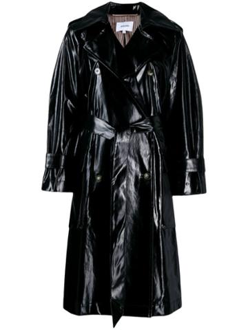 Nanushka Ambar Rain Mac - Black