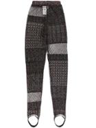 Circus Hotel Patchwork Knit Trousers - Black