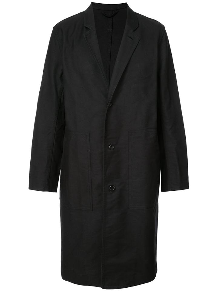 Casey Casey Single Breasted Coat - Black