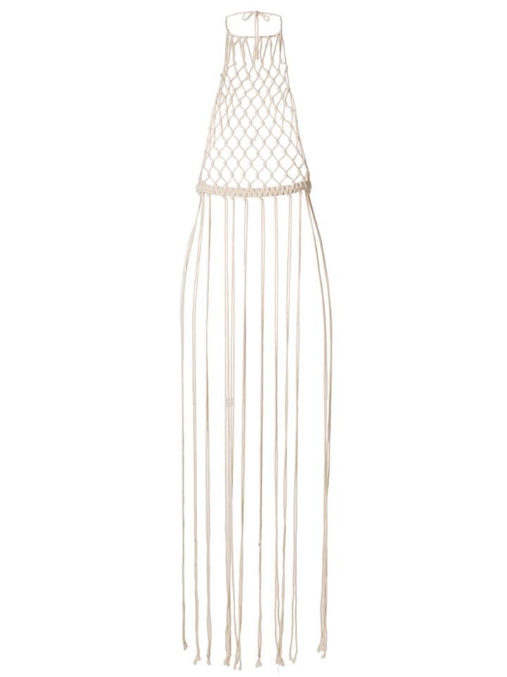 Jil Sander Woven Halterneck Top - Nude & Neutrals