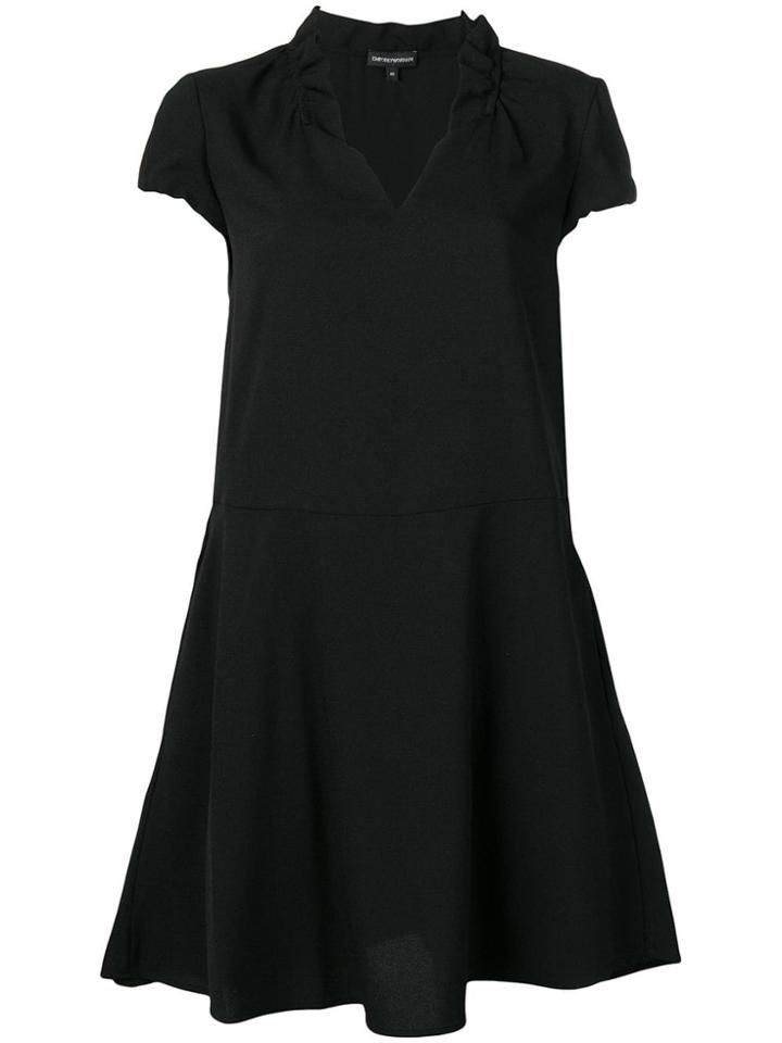 Emporio Armani V-neck Dress - Black