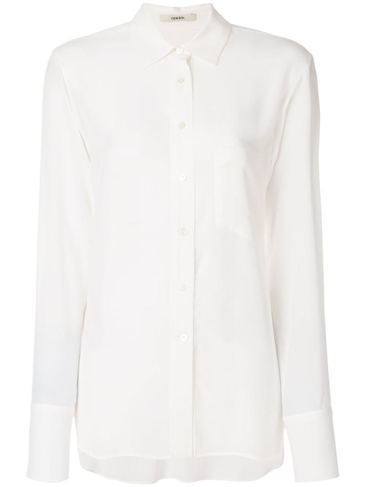 Odeeh Long Sleeved Blouse - White