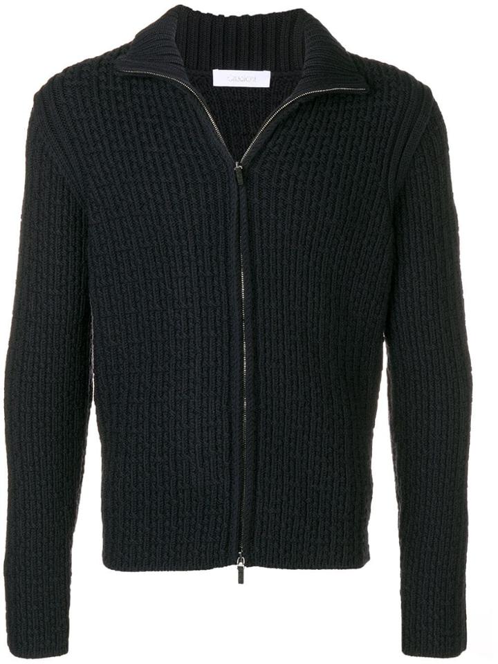 Cruciani Zipped Sweater - Blue