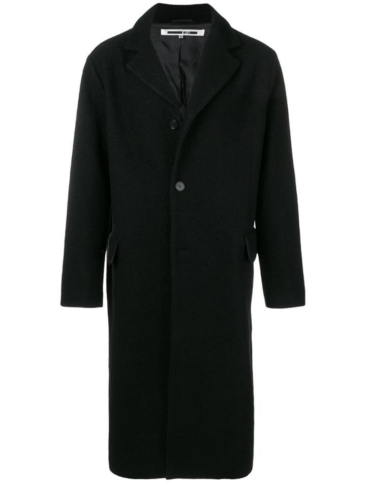 Mcq Alexander Mcqueen Oversized Wool Coat - Black