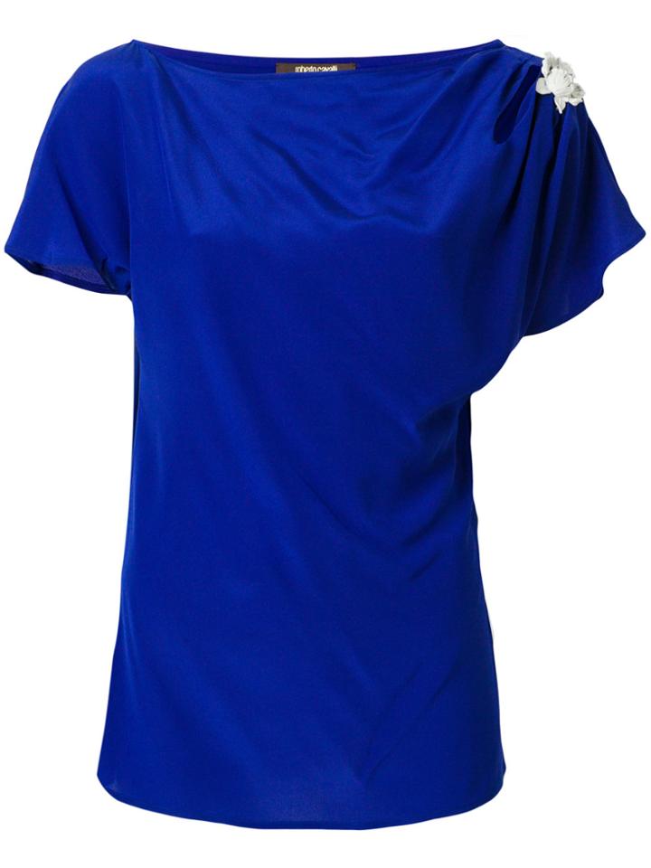 Roberto Cavalli Classic Shift Blouse - Blue