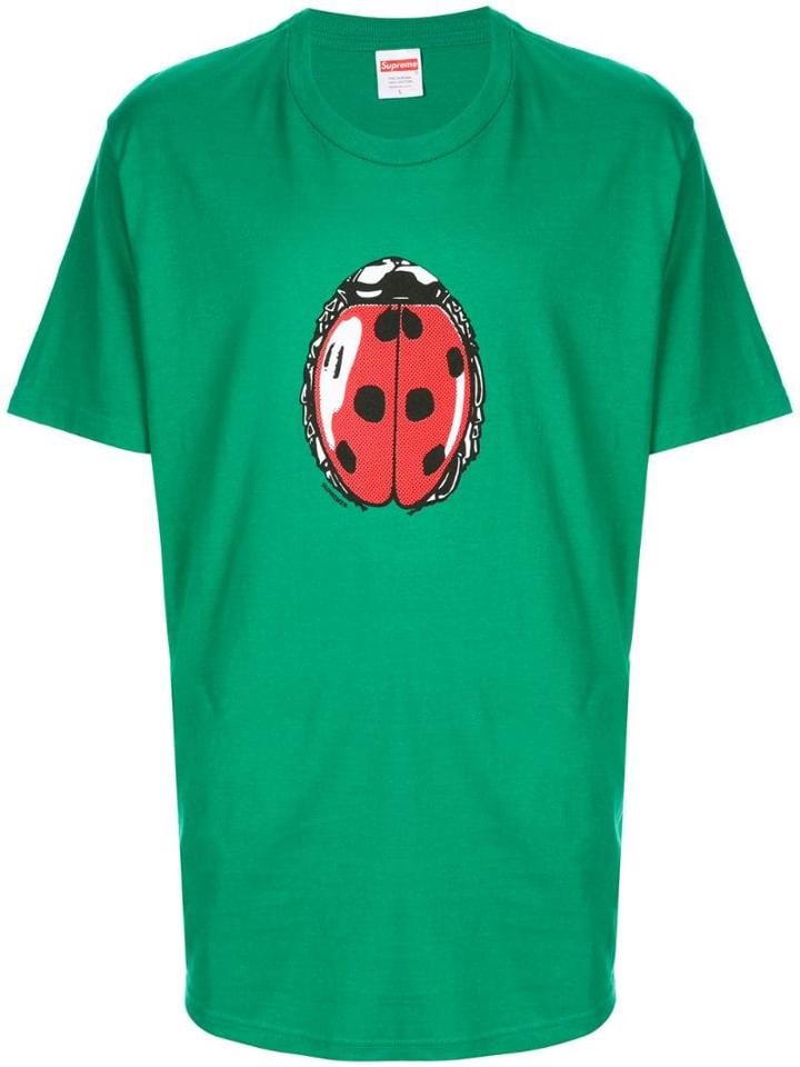 Supreme Ladybird Print T-shirt - Green