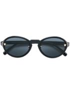 Versace Eyewear Oval Frame Sunglasses - Black