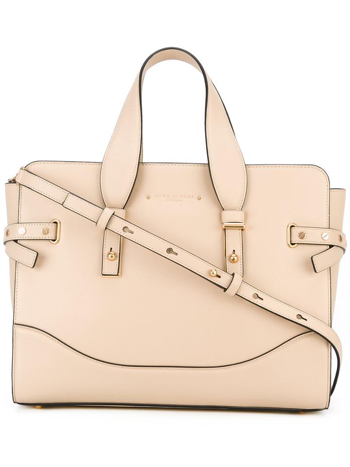 Marc Jacobs - Small The Rivet Tote Bag - Women - Leather - One Size, Nude/neutrals, Leather